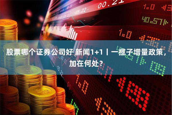 股票哪个证券公司好 新闻1+1丨一揽子增量政策，加在何处？